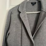 Talbots Sweater Blazer in Merino Wool XP Plus Petite Grey Photo 3