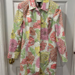 Grace Elements Grace Suits Women’s Long Floral Blazer Size 8 Easter Spring Wedding EUC Photo 0
