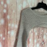 SheIn  Beige Crochet Bell Sleeve Shrug Photo 6