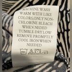 John Paul Richard Short Sleeve Tie Front Floral Maxi Dress Black & White Large Photo 7