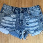 Dollhouse Distressed Denim Shorts Photo 0