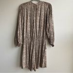 BEACHGOLD Chelsea Animal Print Romper in Brown Motif Size Medium Tan Photo 10