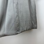 J.Crew Relaxed Trench Coat Satin Crepe Mid Length Silver Gray Insulated US 2 NWT Photo 10