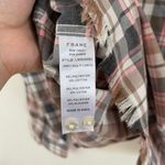 frame denim Fray Hem Long Sleeve Flannel NEW Photo 11