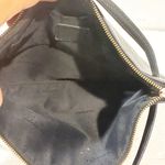 Coach Convertible Crossbody in Black Pebble Leather Chain Link Photo 5