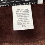 Saks 5th Avenue Vintage 90s Saks Fifth Avenue Folio Velvet Jumpsuit Size PL Chocolate brown Photo 5