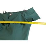 Calvin Klein notched Off The Shoulder Emerald Green Gown size 12 Photo 5