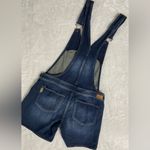 Paige denim short overalls.These overalls are dark wash. Photo 2