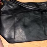 Elegant Black Leather Tote Bag Photo 0