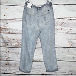 KanCan Sz 15/31 Blue Denim Distressed Paperbag High Waist Tapered Leg Mom Jeans Photo 2