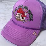 Urban Outfitters Coney Island Picnic Purple Mushroom House Snapback Trucker Hat NWOT Photo 3