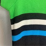 Worth Striped Sweater Dress S Black Photo 3