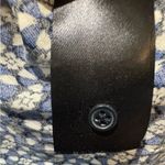 H&M  blue black and white all over print shift dress size 4 Photo 6