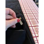 Anne Klein Pants Womens Size 4 Black Pants Business Career Gold Button NWOT Photo 2