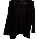 H&M  Black Cardigan Sweater Open‎ Front Long Sleeves Photo 0
