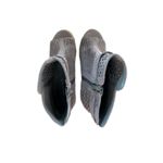 Womens London Rag Shoes Faux Suede Serena Heeled Bootie Ankle Boots Photo 3