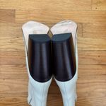 Paige White White Leather Western Ankle Boots Size 9.5 Photo 3