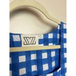 SZ Blockprints Divya Tea Length Dress Sz. L Blue Size L Photo 5