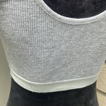 Colsie light grey thermal ribbed tank bra size large Gray Photo 6