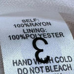 Lulus Red White Floral Print Shift Dress Flowy Keyhole Back Size Medium NWT Photo 9