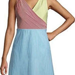 Lands' End  NWOT bathing suit dress yellow blue red lined size 14 Photo 0