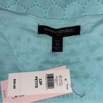 Banana Republic  Womens Size 12P Mint Green Eyelet Sleeveless Dress NWT Photo 5