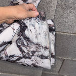 Obermeyer  snowboard Pants 32 White Black Abstract Printed Bond Ski Pant size M-L Photo 4