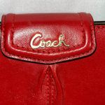 Coach  leather wallet RED Photo 1