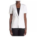 Laundry by Shelli Segal Nordstrom  Size 12 Short Sleeve Linen Blend Blazer Photo 1
