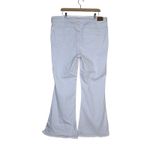 American Eagle  Stretch Womens 18 Super Hi-Rise Flare Jean in White Photo 1