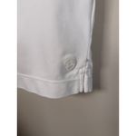 Lilly Pulitzer  Luxletic Frida White Ruffle Collar Short Sleeve UPF Polo Shirt L Photo 1