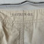 Ralph Lauren Lauren  LRL‎ Vintage Skirt Y2K Beige Tan 14 Khaki Midi Safari Office Photo 5