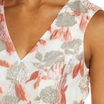 Badgley Mischka Mark + James Reo Brocade Floral V-Neck Cocktail Dress Size 12 Photo 2