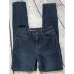 Natural Reflections  High Rise Slim Leg Dark Wash Denim Jeans  Photo 10