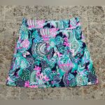 Lilly Pulitzer  Lookin Sharp Brenna Stretch Athleisure Coastal Beach Skirt Large Photo 8