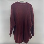 Charlotte Russe Size XL Cardigan Sweater Rib Knit Open Front Long Line Vintage Photo 2