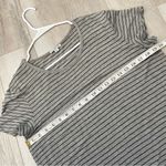 James Perse  Tshirt cotton striped short sleeve womens Gray (large) basic casual Photo 2