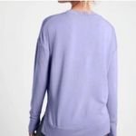 Athleta NWOT  Coaster Luxe Sweatshirt Relaxed Fit Lavender Purple Photo 4