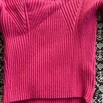 Forever 21 Pink Ribbed Knit Sweater Top Photo 5