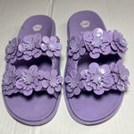 Melissa  x Viktor Rolf Purple Floral Sandals size 5 Photo 0