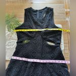Anthropologie  Embroidered Lace Cutout Maxi Dress Size 10 Black NWT $270 Photo 4