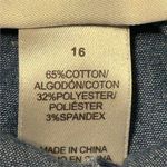 Alfred Dunner Vintage Women's Blue Denim Bermuda Shorts Size 16 Photo 6