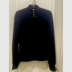 NWT Nation Black High Neck Sweatshirt with Back Cut Out Sz M Size M Photo 5