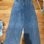 Palmetto Moon New In Wide leg pleated elastic jeans size M Photo 0