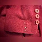 Pendleton  VTG Blazer Sz 4 Maroon Virgin Wool Made in USA Photo 7