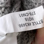 J.Crew Mercantile Bow Neck Sweater Dress Size Medium Grey Wool Blend Knit K3498 Photo 7