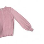 Philosophy Light pink cable knit balloon sleeve sweater Photo 2