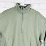 Abercrombie & Fitch  Soft Max Essentials Essential Sunday Half-Zip Sage Sz Small Photo 5