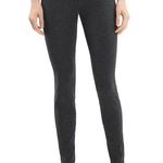 Theory 🆕  | Adbelle L Suede Leggings Pants Charcoal Gray Stretch 00 XS Photo 0