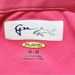 Greg Norman Hot Pink Sleeveless Polo Shirt Size Medium Stretch Golf UPF 20+ Top Photo 3